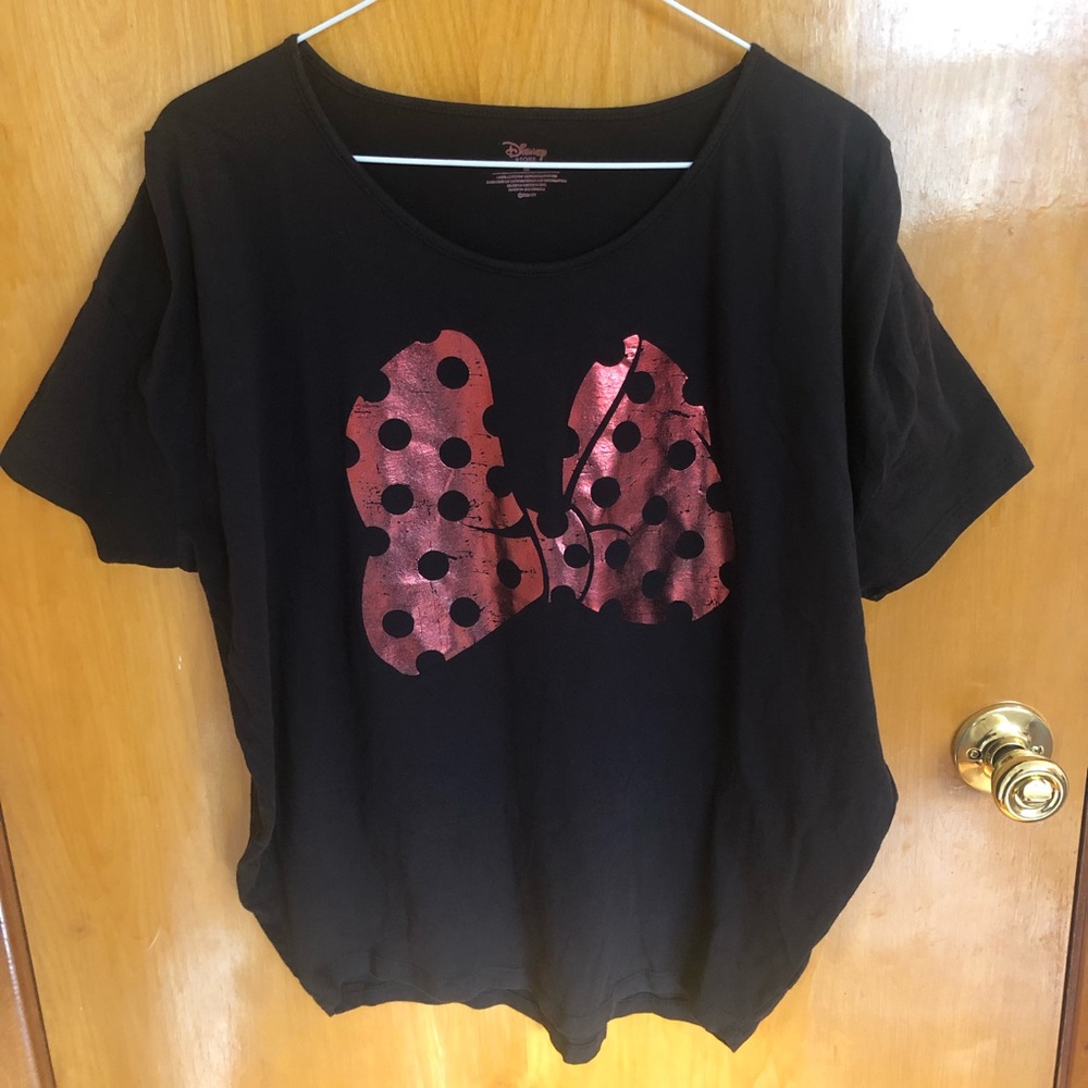 Disney Minnie Bow Dolman Top - Size Medium